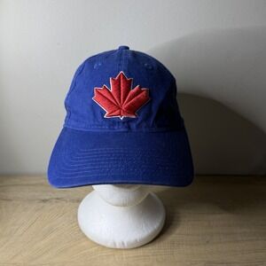 New Era 49Forty Toronto Blue Jays Hat Blue Red Maple Leaf Canada MLB Cap Small